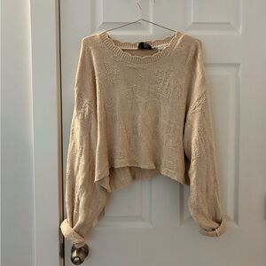 cropped cottagecore sweater